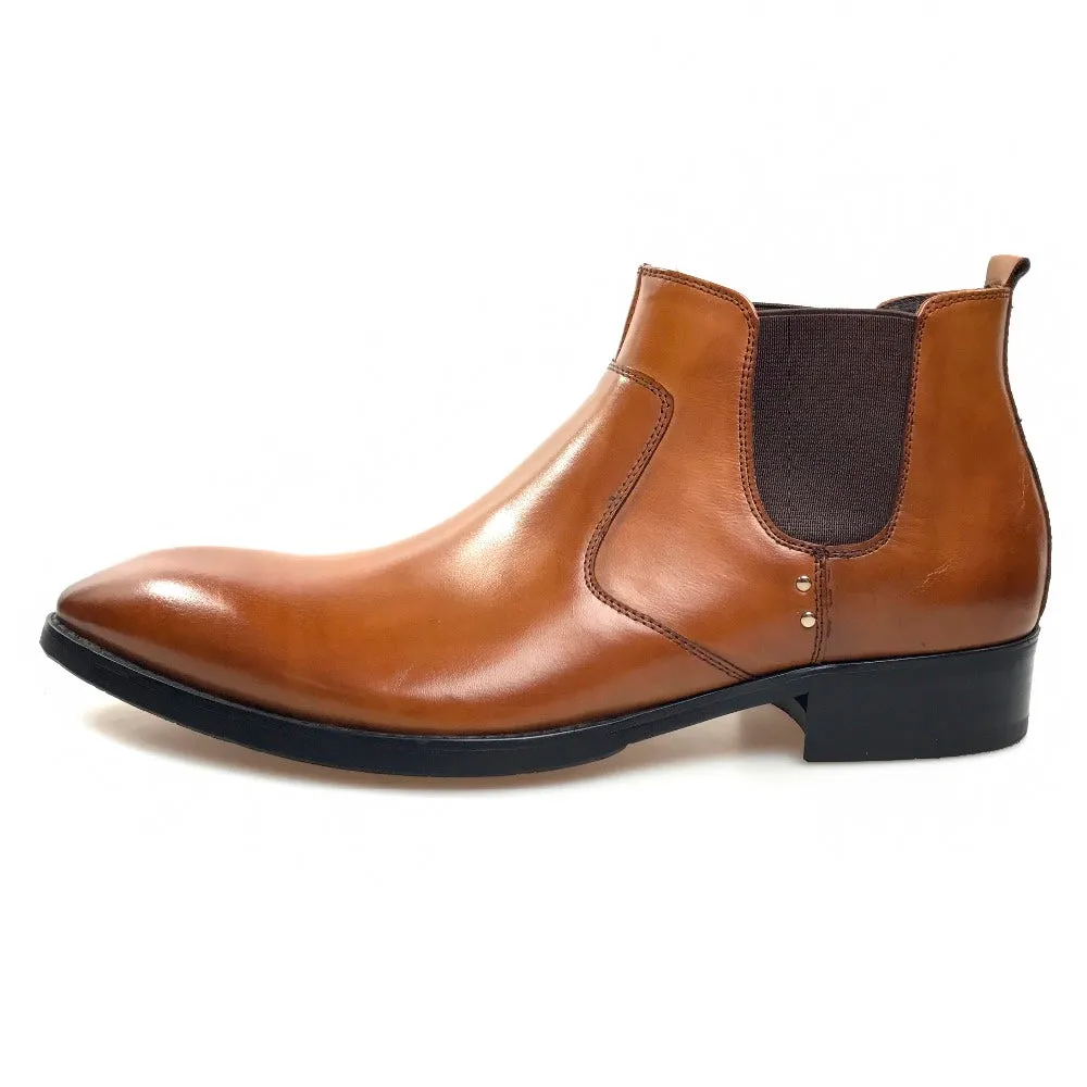 British Gentlemen Secret Agent Style Men Chelsea Boots