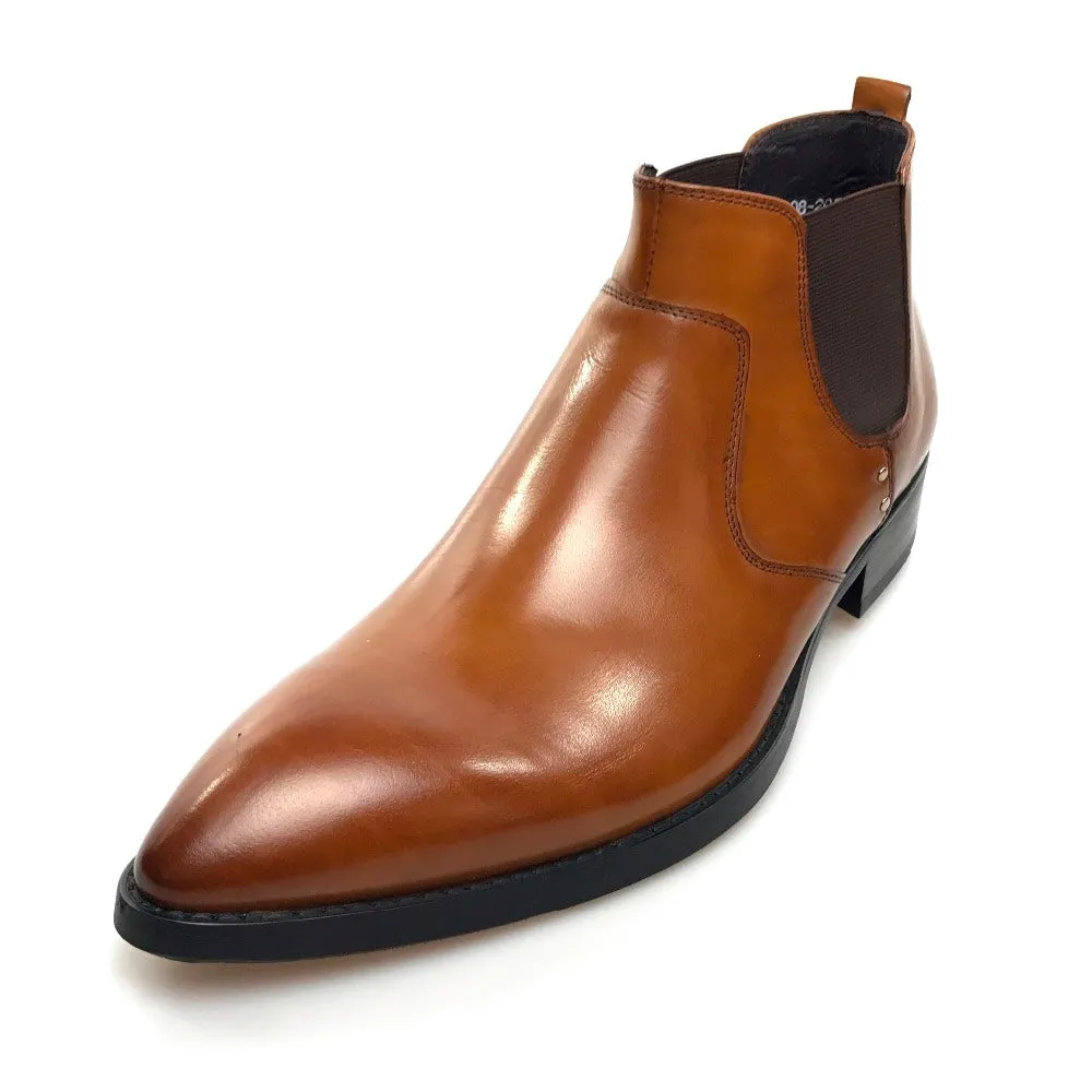 British Gentlemen Secret Agent Style Men Chelsea Boots