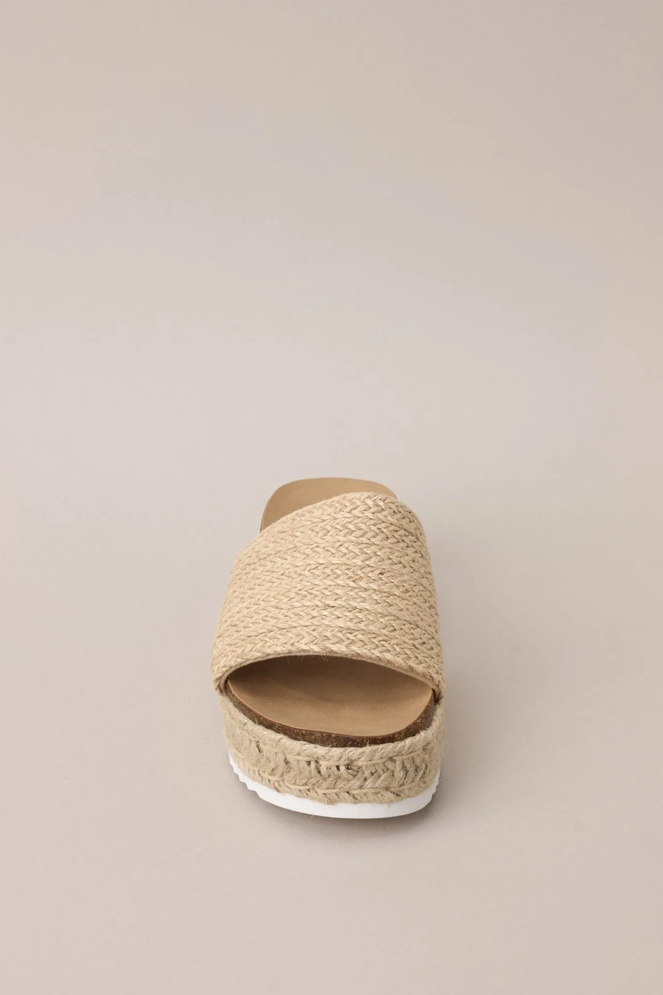 Coastal Serenity Natural Espadrille Platform Sandals (RESTOCK JANUARY)