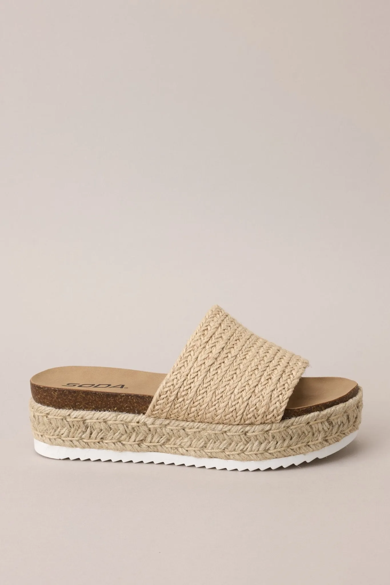 Coastal Serenity Natural Espadrille Platform Sandals (RESTOCK JANUARY)