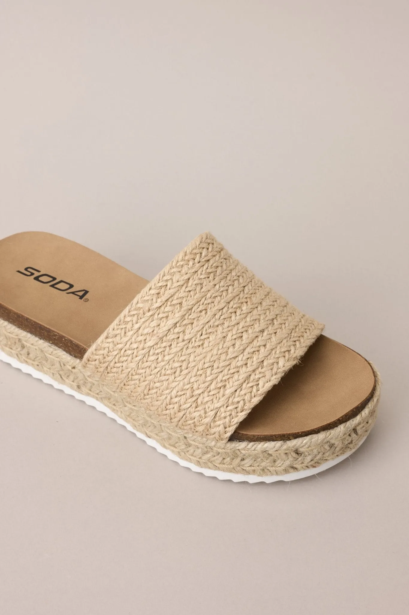 Coastal Serenity Natural Espadrille Platform Sandals (RESTOCK JANUARY)