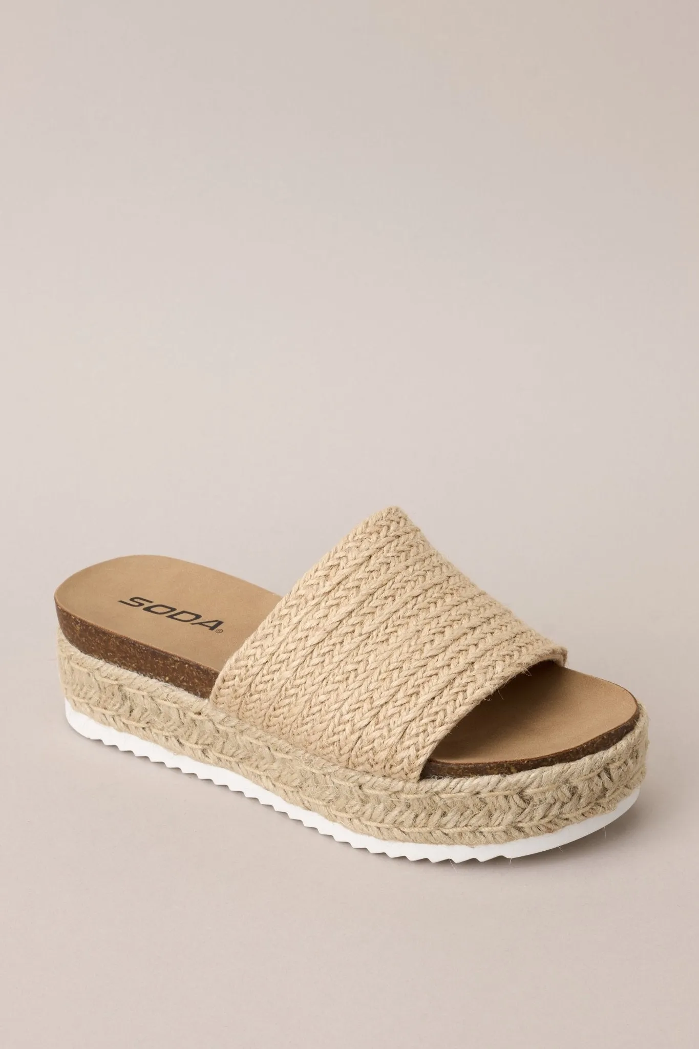 Coastal Serenity Natural Espadrille Platform Sandals (RESTOCK JANUARY)