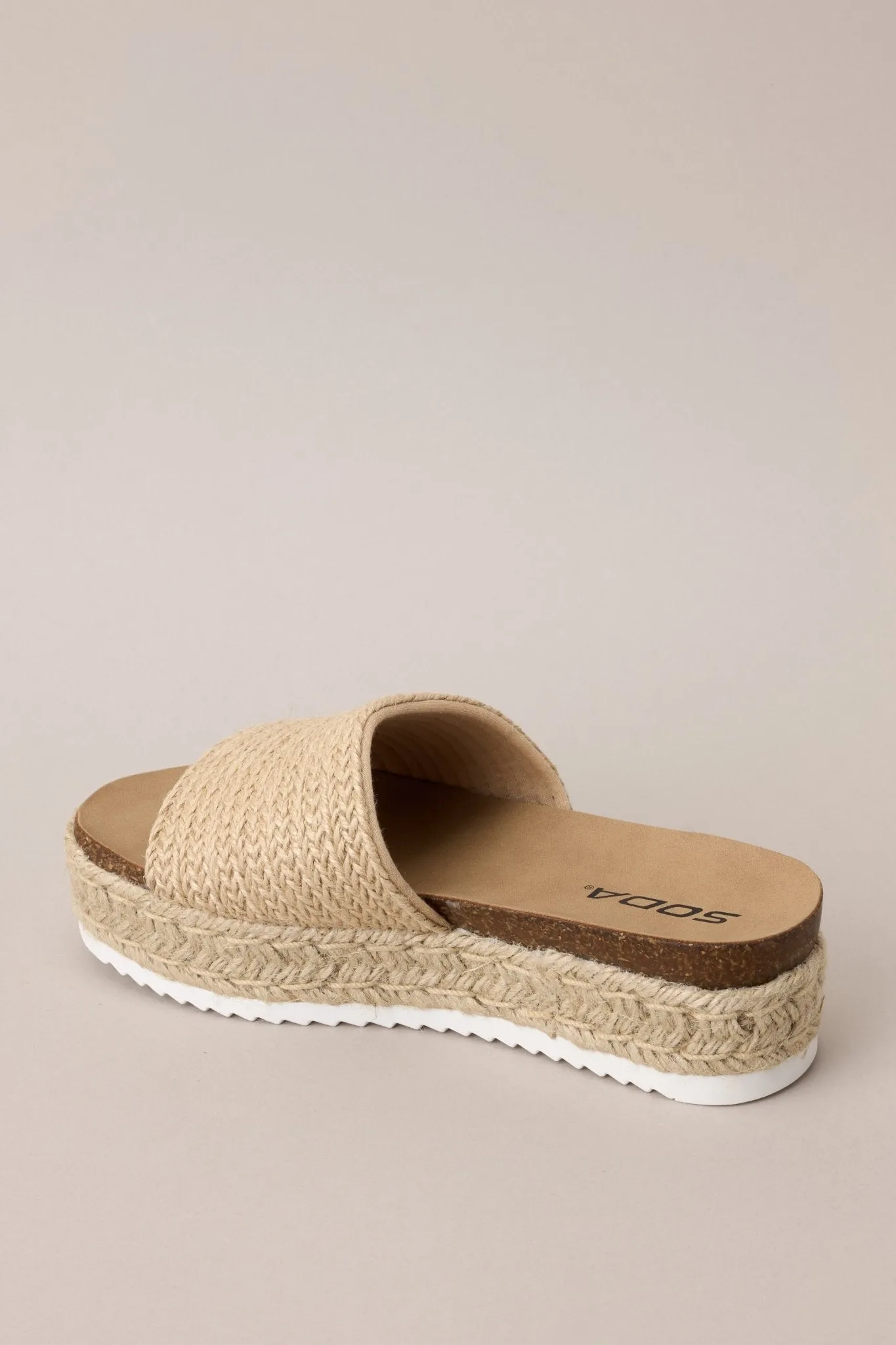 Coastal Serenity Natural Espadrille Platform Sandals (RESTOCK JANUARY)