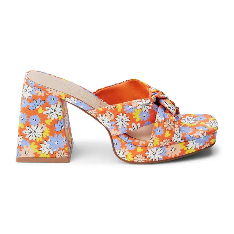 Esme Platform Heel - Multi/Floral