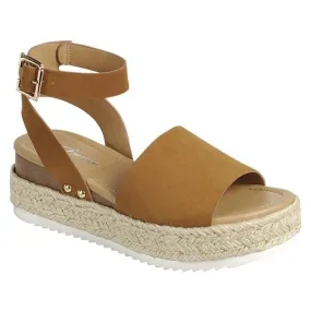 Espadrille Sandals in Tan GIRLS