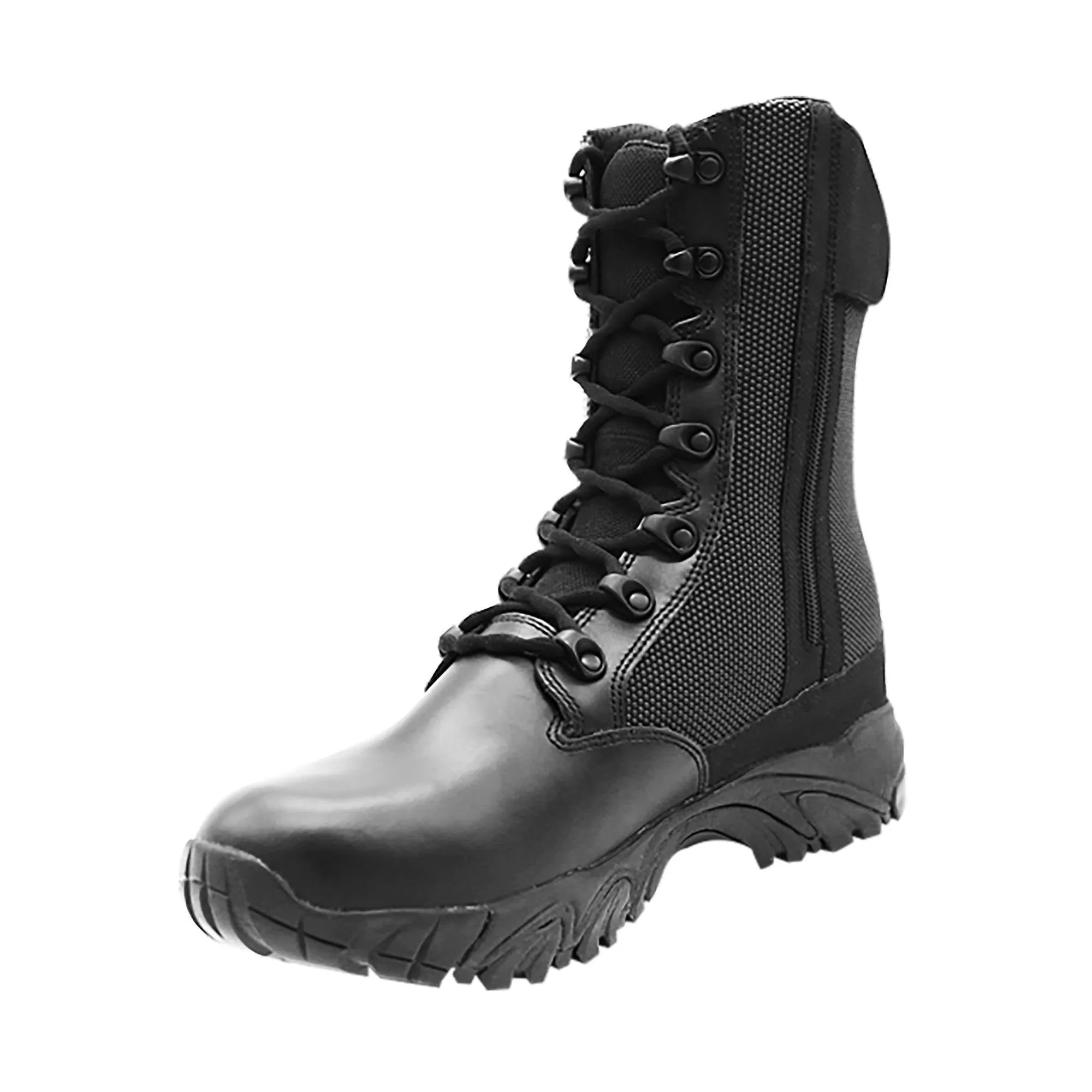 [Factory Outlet] ALTAI® 8" Black Waterproof Tactical Boots with Zipper (MFT100-Z)