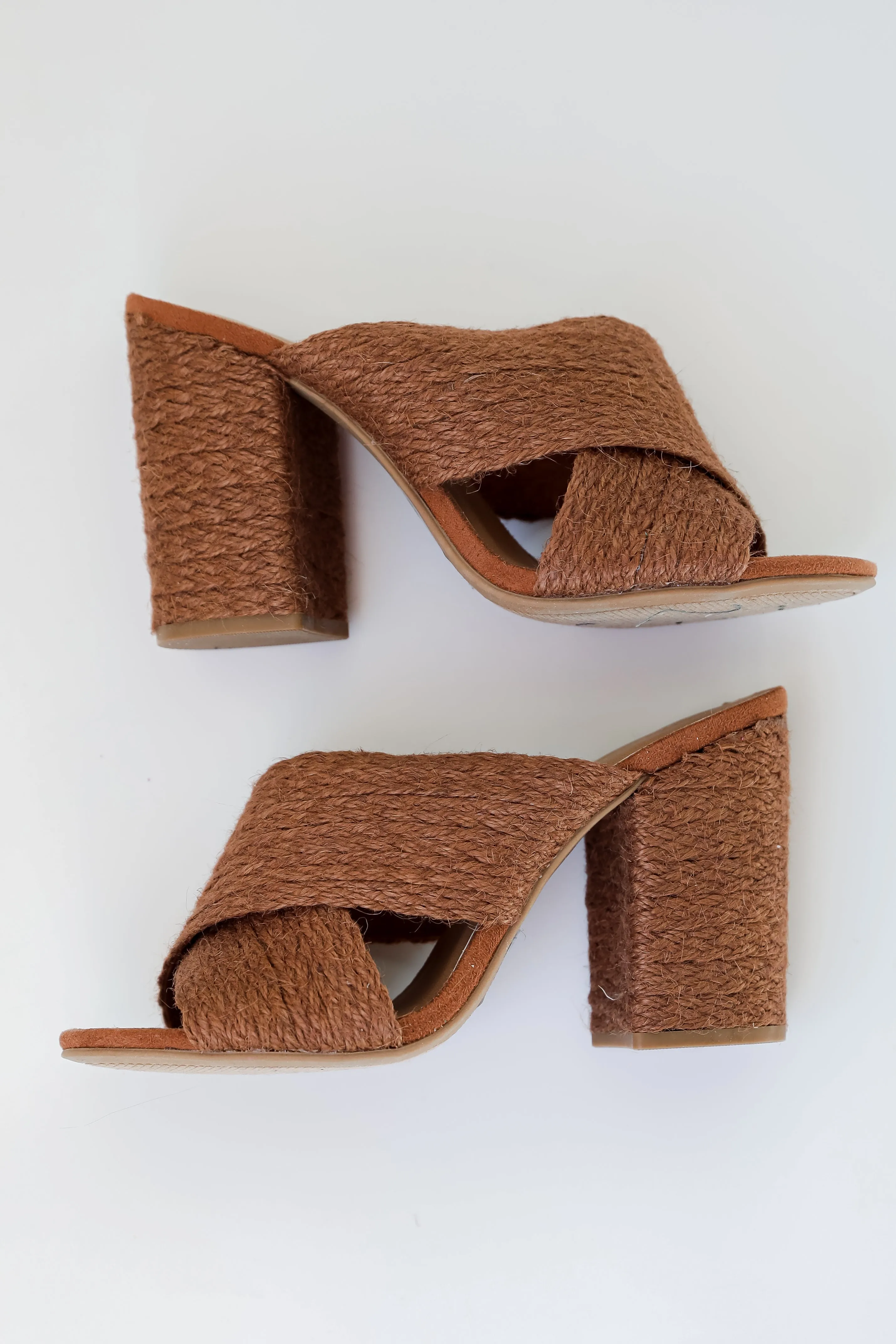 FINAL SALE - We All Know Camel Espadrille Heels - DU DEAL