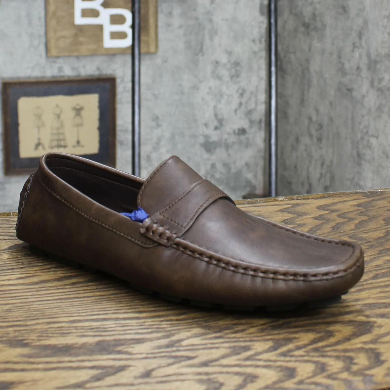 Gallery Seven Men's Casual Driving Loafers Saddle Brown 11