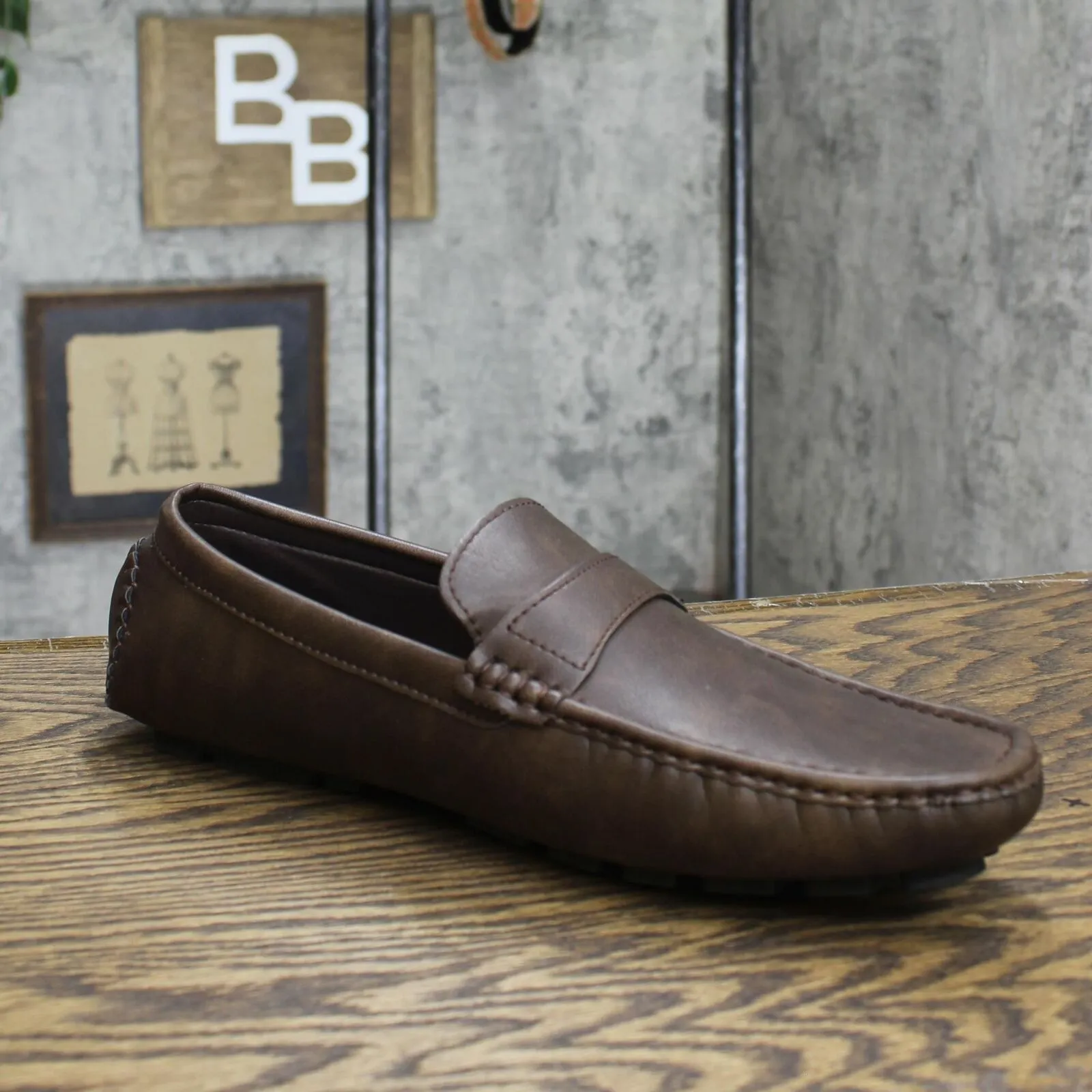 Gallery Seven Men's Casual Driving Loafers Saddle Brown 11