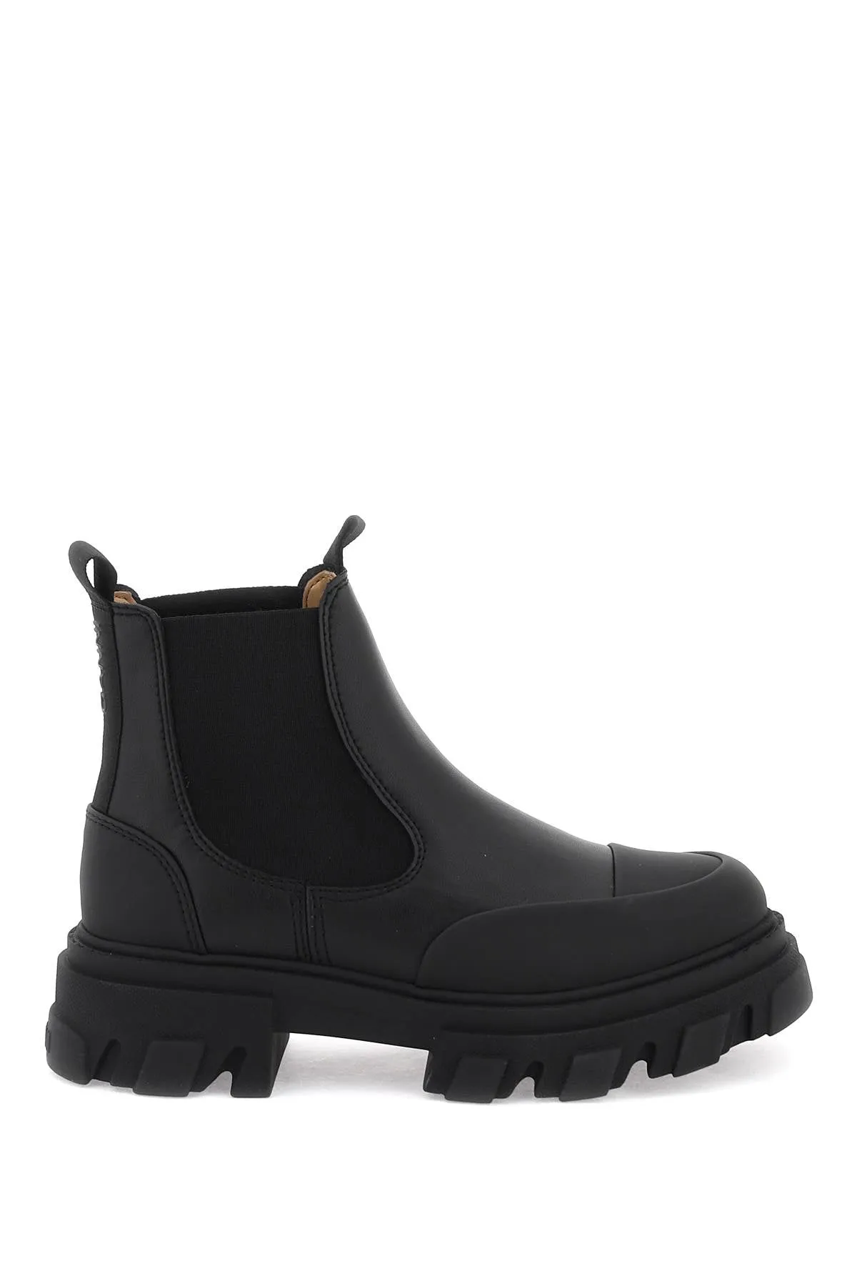 Ganni cleated low chelsea ankle boots