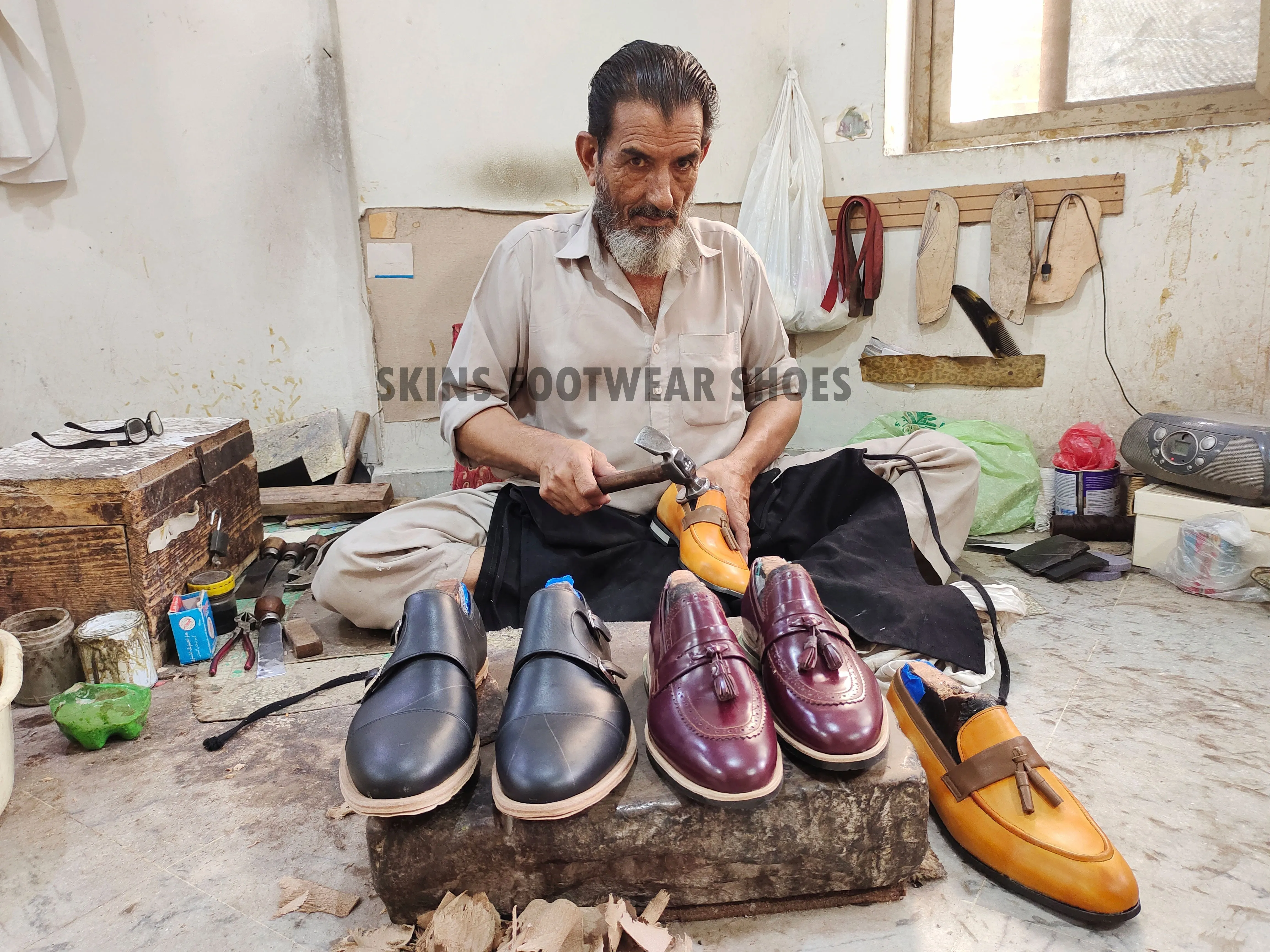 Handmade Suede Leather Chelsea Boots For Men's