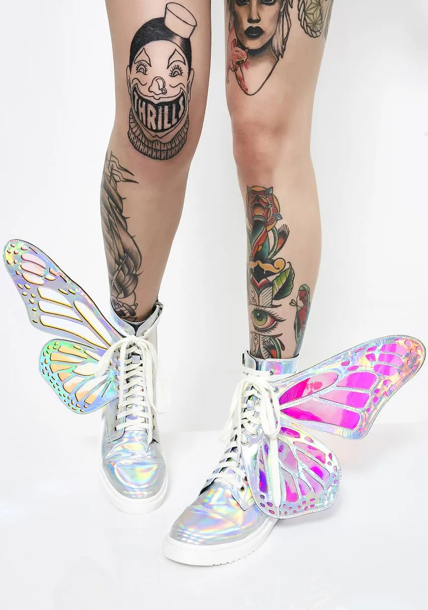 Holographic Metamorphic Boots