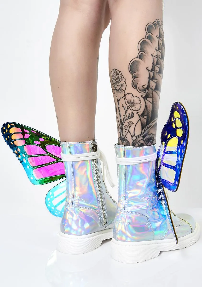 Holographic Metamorphic Boots