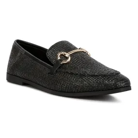 Horsebit Detail Flat Loafers