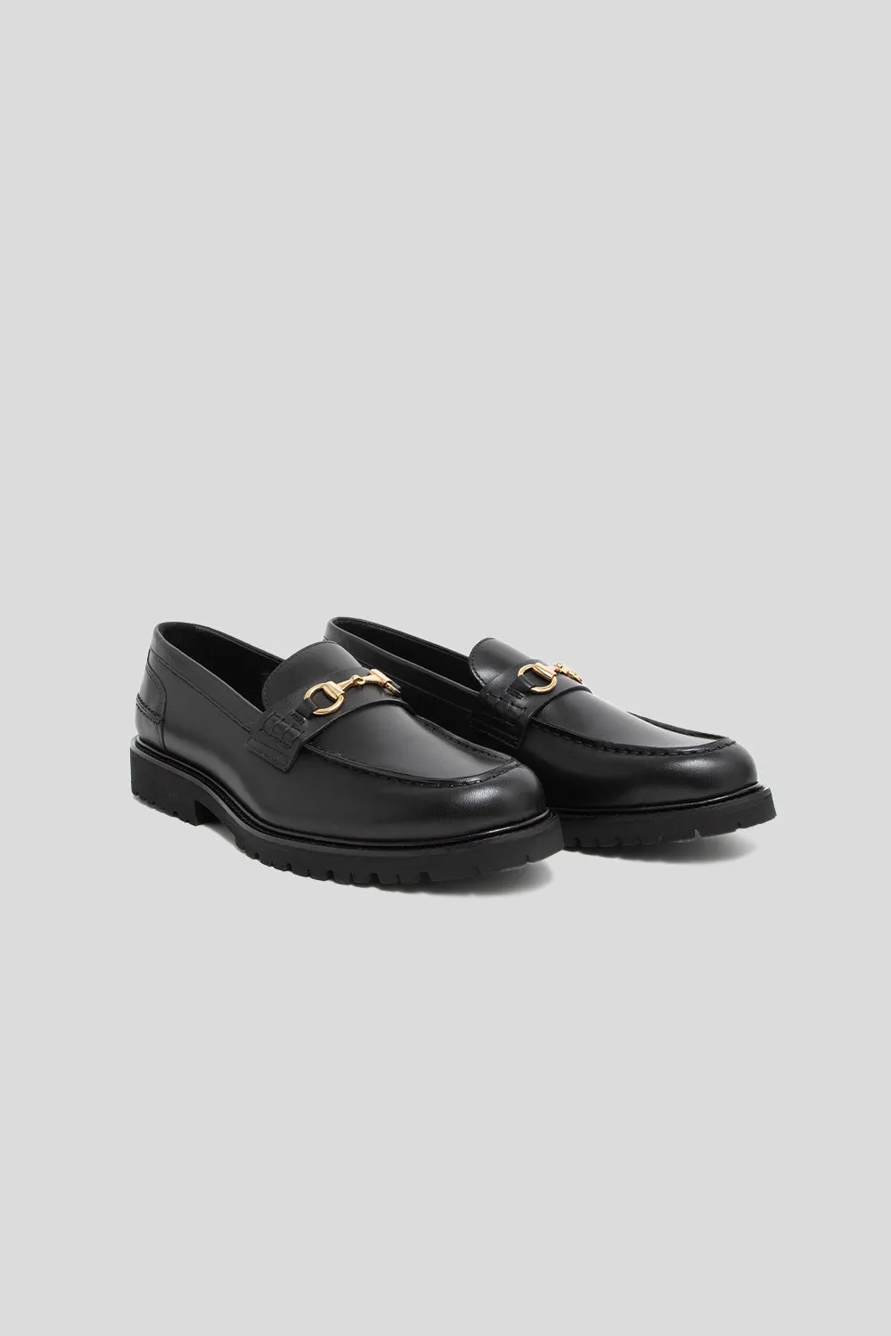 Le Club Snaffle Bit Loafer - Black Crust