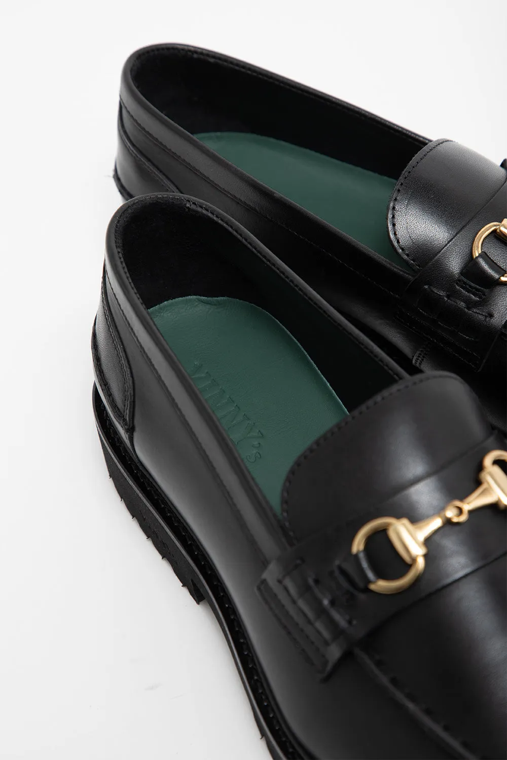 Le Club Snaffle Bit Loafer - Black Crust