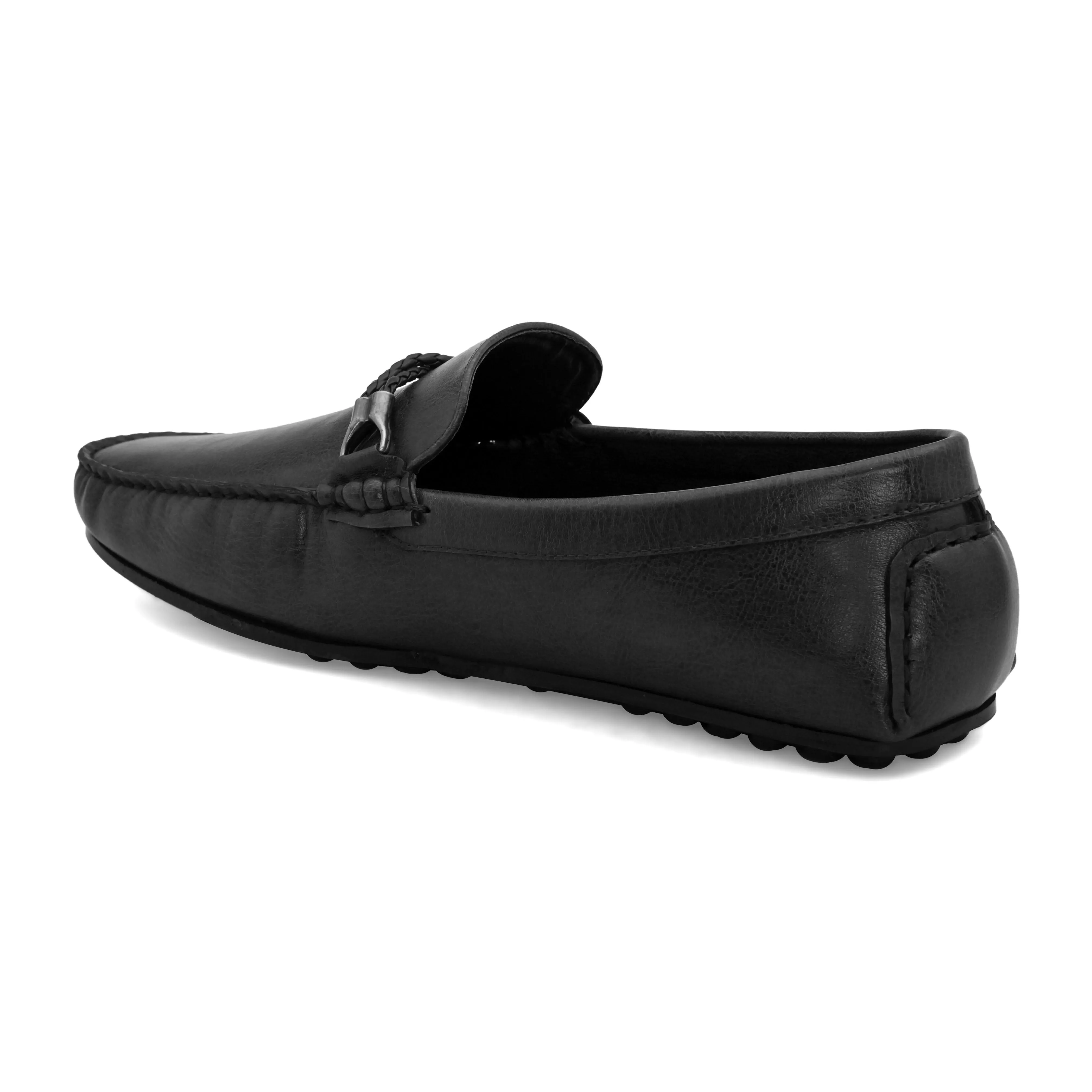 Loop Black Driving Loafers