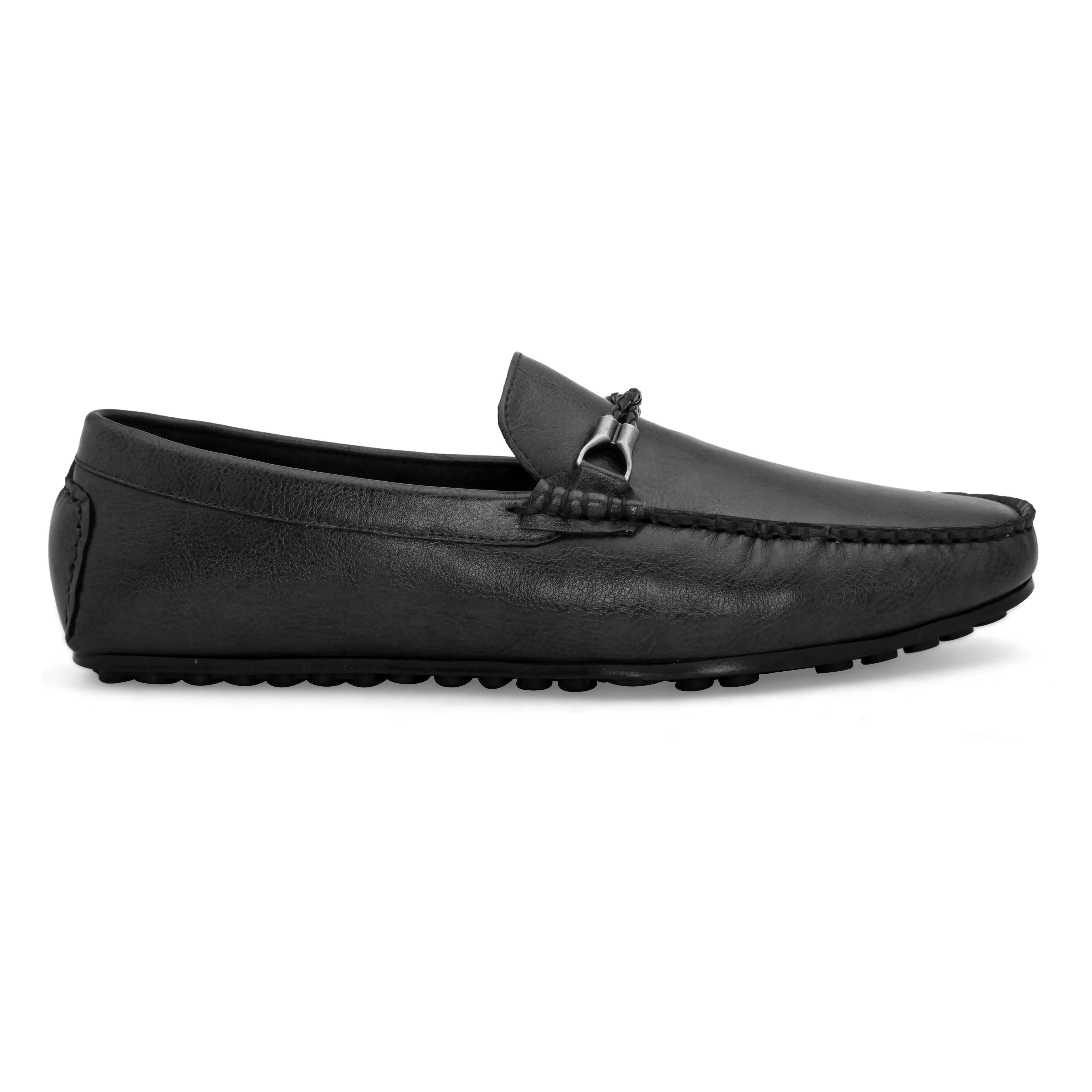 Loop Black Driving Loafers