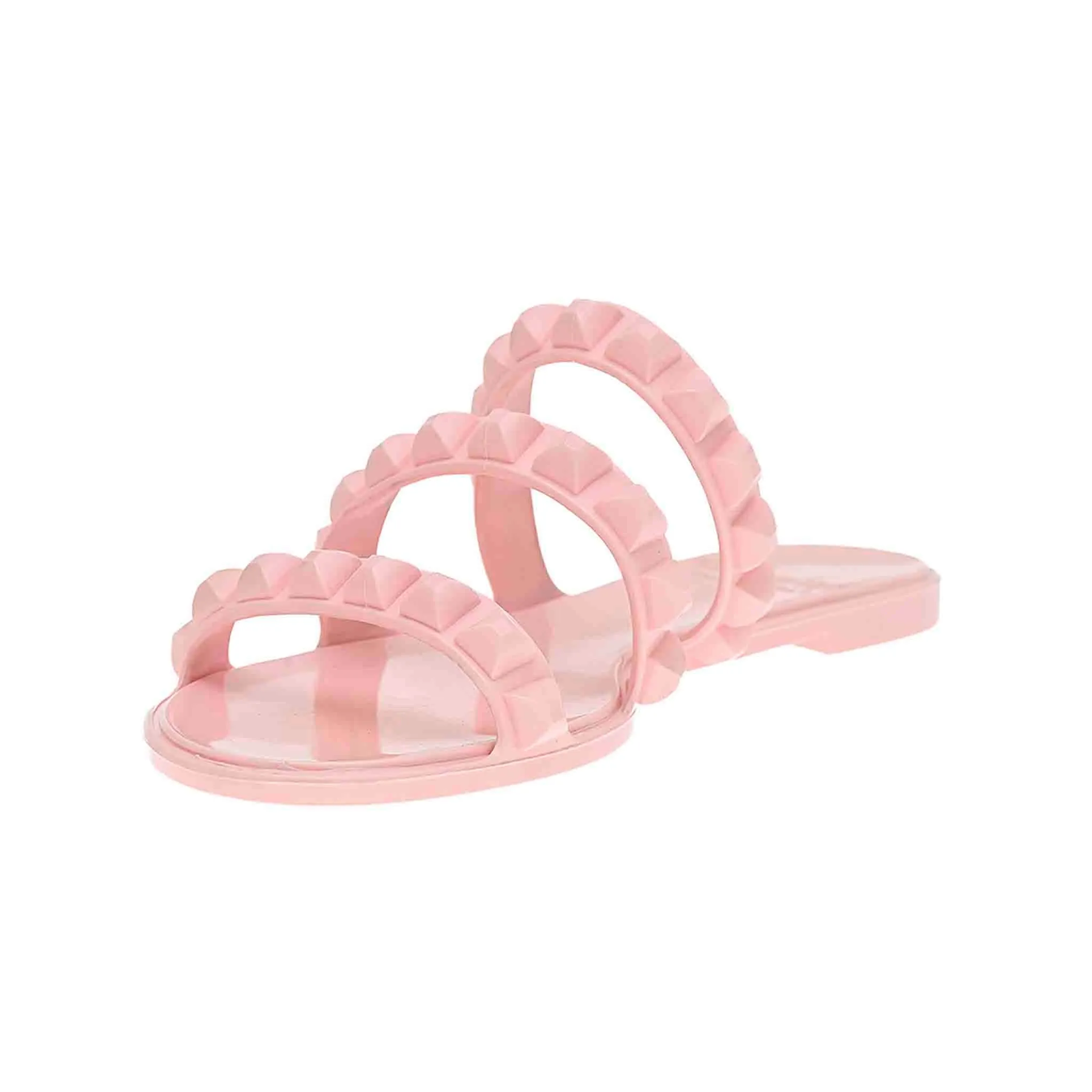 Maria 3 Strap Flat Jelly Sandals