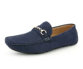 Men Church Loafers Shoes- Navy