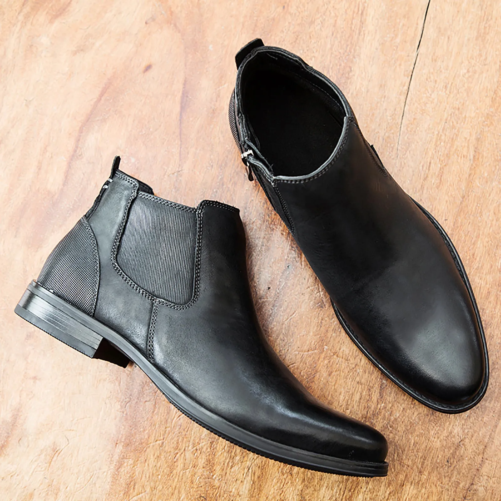 Men's Chelsea Boots Zipper