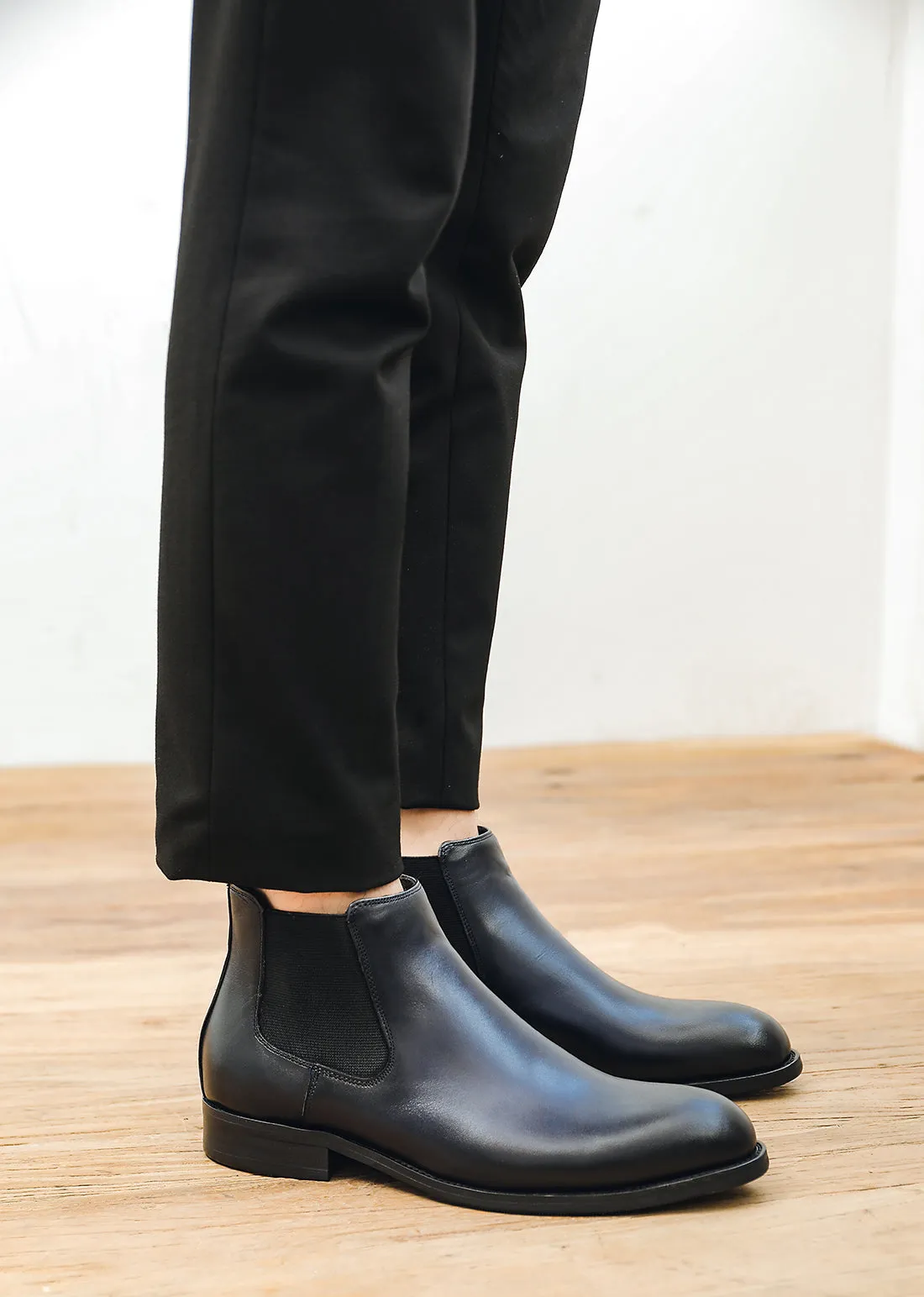 Men's Dress Leather Chelsea Boots