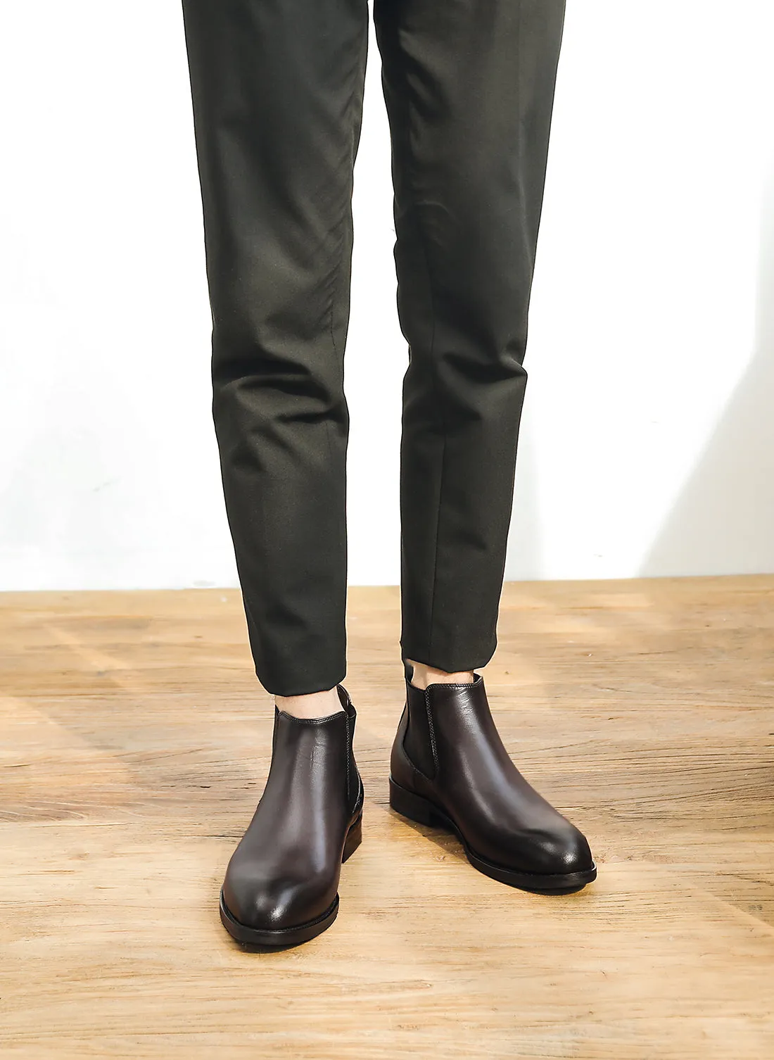 Men's Dress Leather Chelsea Boots