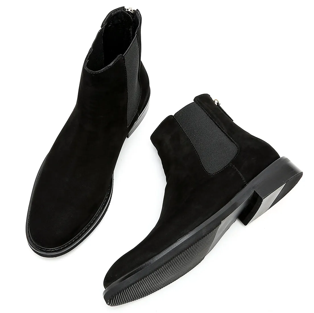 Men's Formal Suede Leather Chelsea Boots