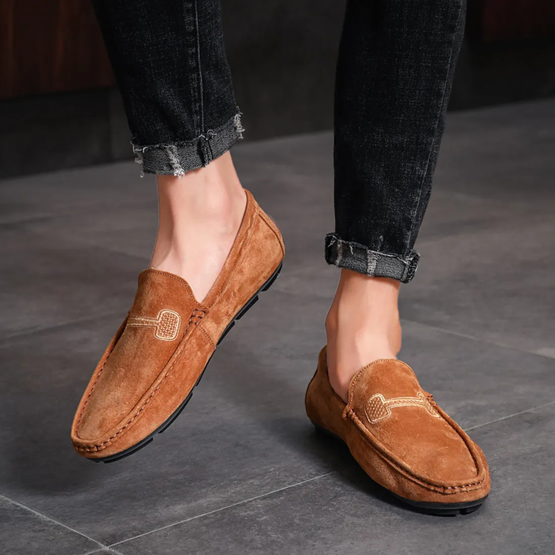 Men's Stitching Driving Moccasins