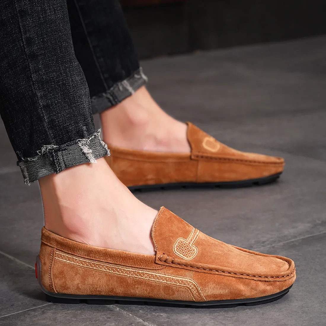 Men's Stitching Driving Moccasins