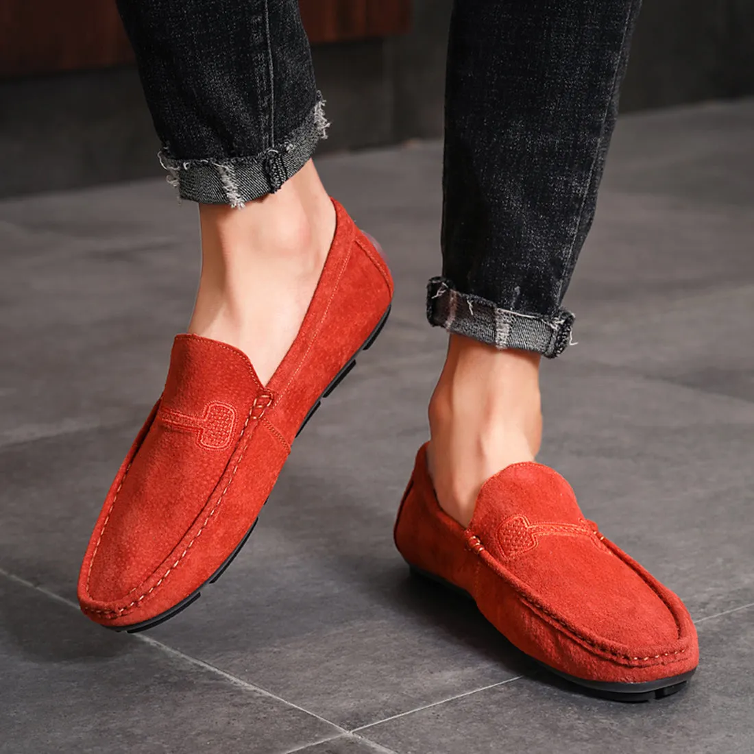 Men's Stitching Driving Moccasins