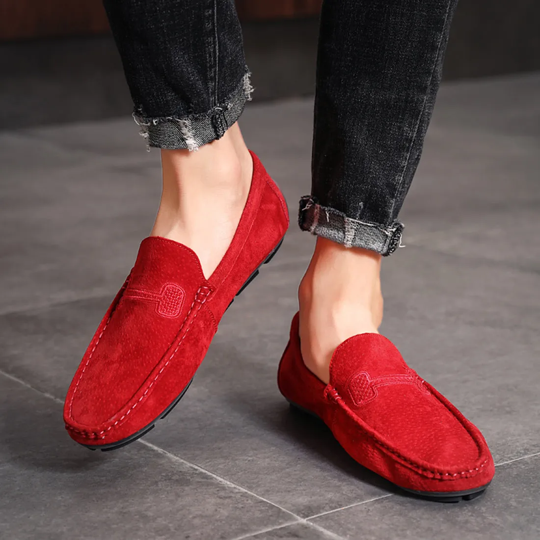 Men's Stitching Driving Moccasins