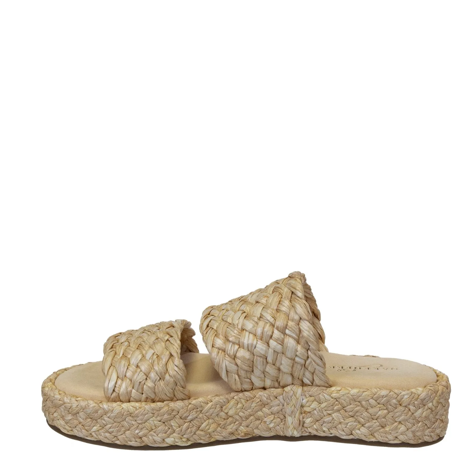 Naked Feet: SANTORINI in RAFFIA Espadrille Sandals