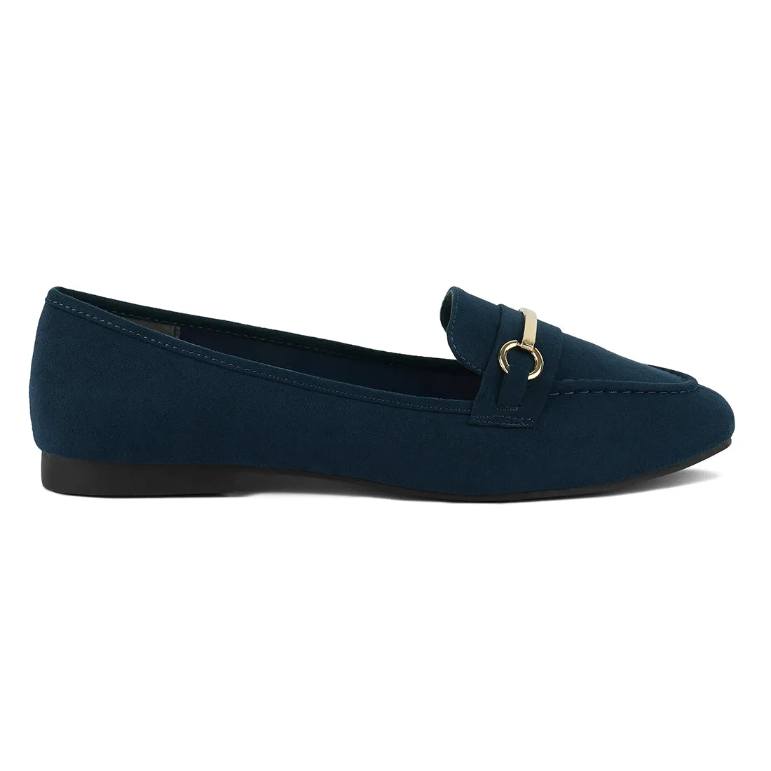 Navy Formal Bit Loafers