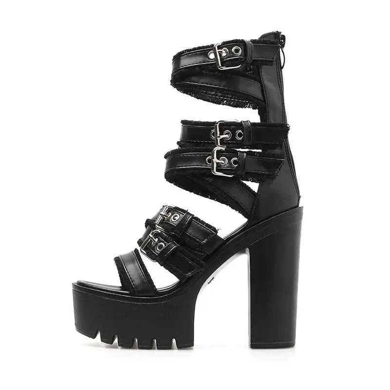 Platform Ankle Strap Heels