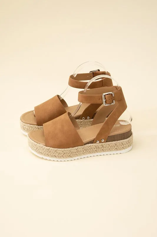 Sandals - "ESPADRILLE"  ANKLE STRAP