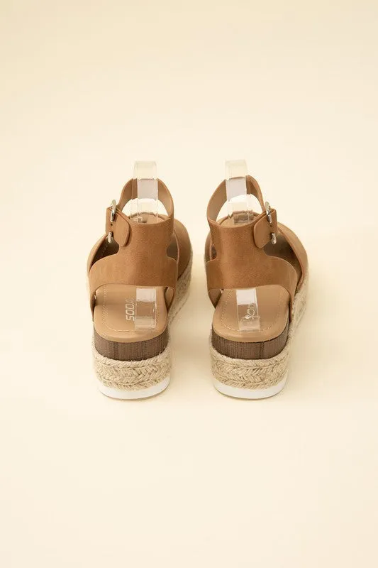 Sandals - "ESPADRILLE"  ANKLE STRAP