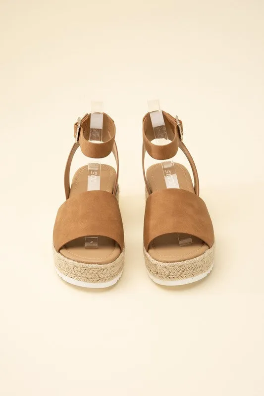 Sandals - "ESPADRILLE"  ANKLE STRAP