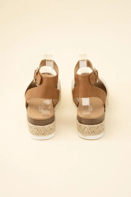 Sandals - "ESPADRILLE"  ANKLE STRAP