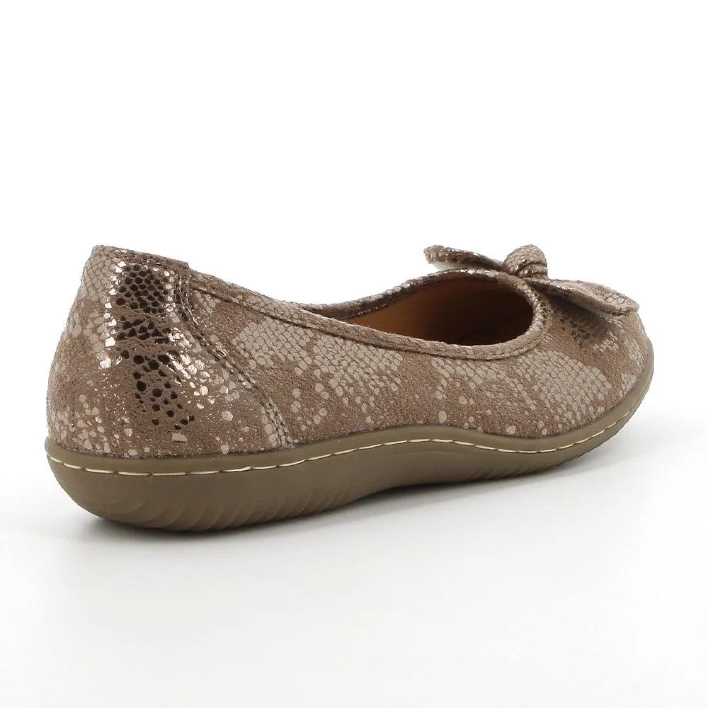 Soft Style by Hush Puppies Kalina Pump - Reptile Bronze