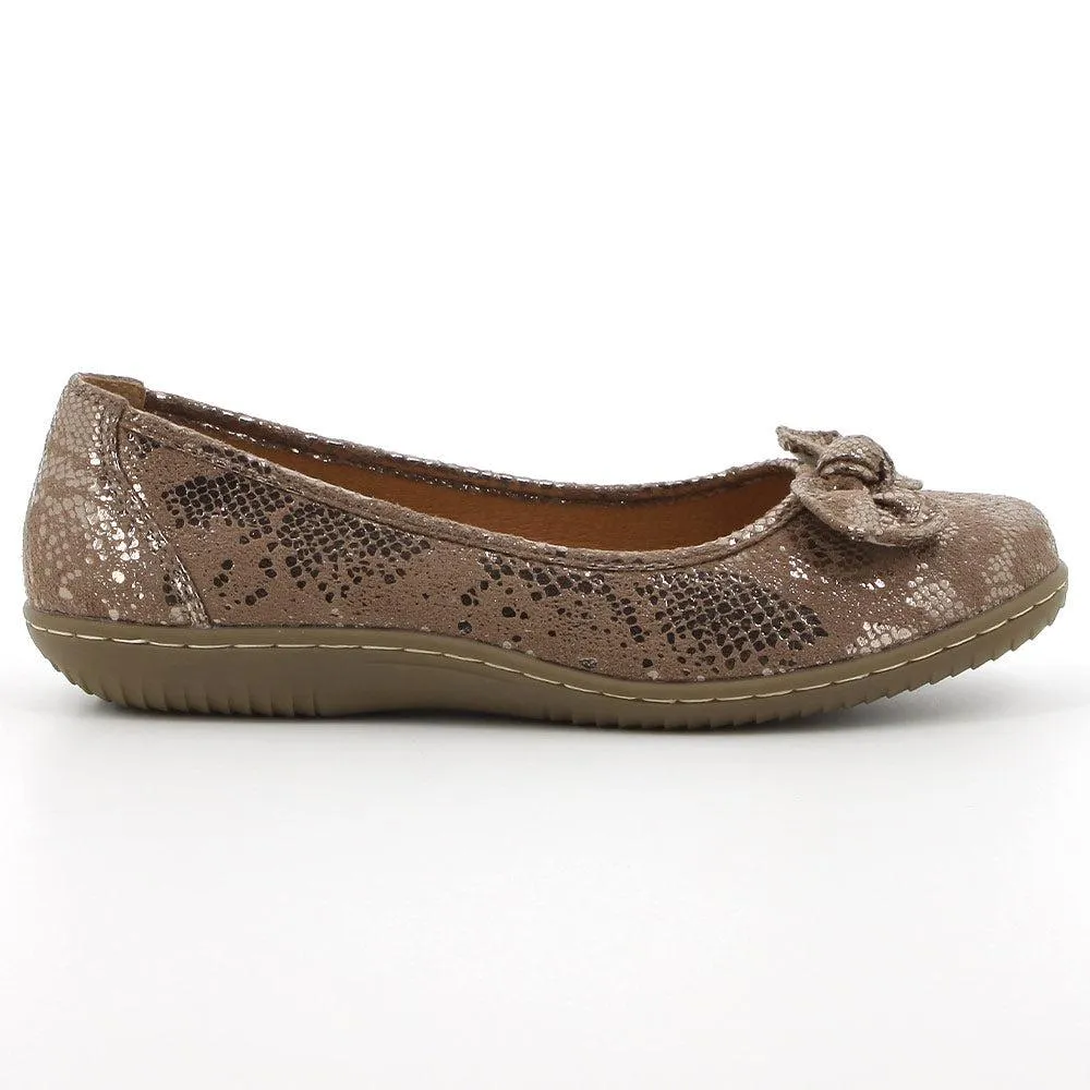 Soft Style by Hush Puppies Kalina Pump - Reptile Bronze