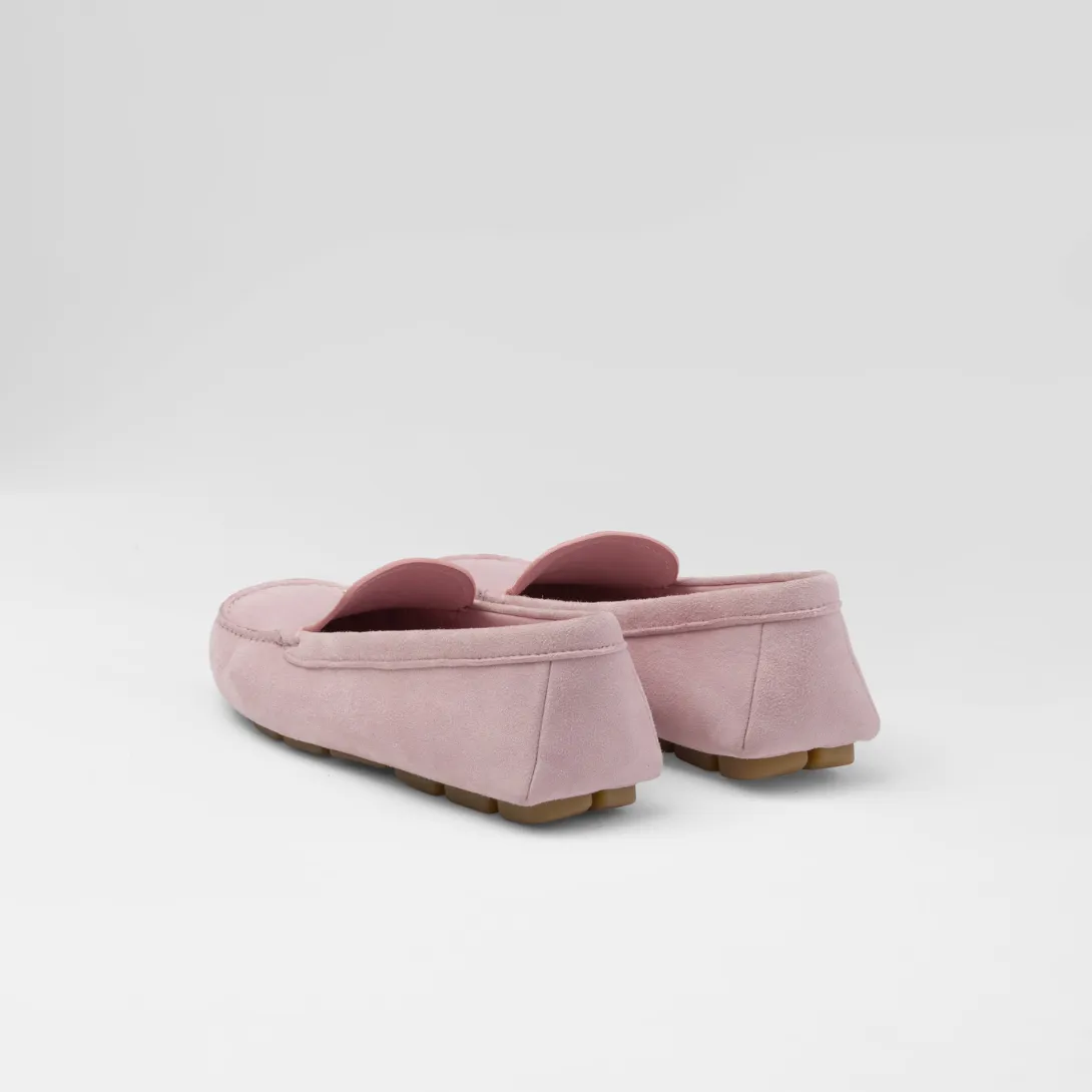 Suede driving loafers