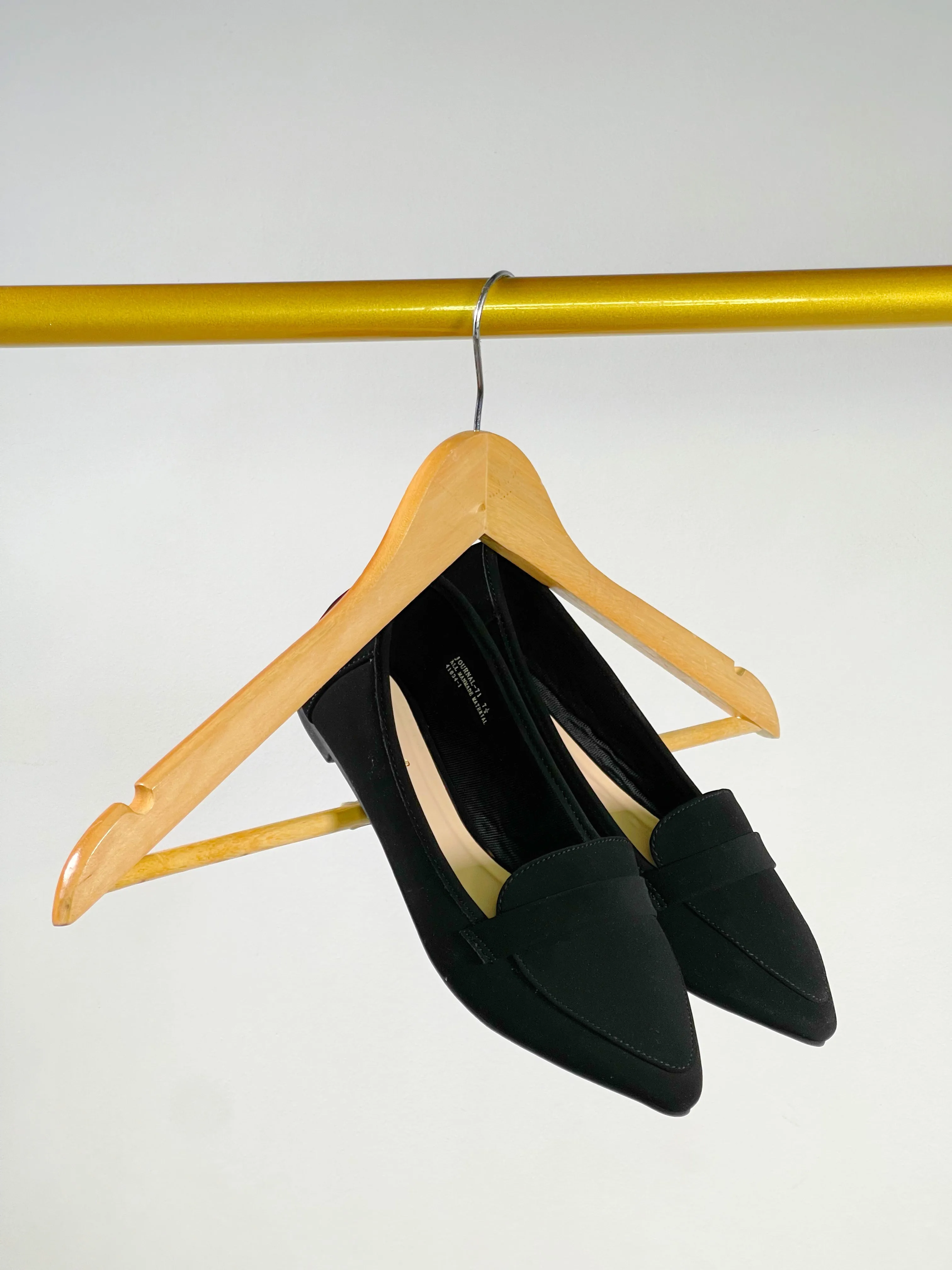 Taylor Flats- Black Suede