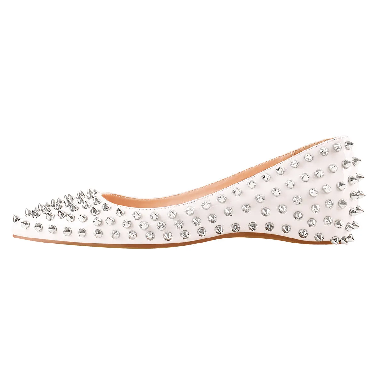 White Rivets Flats