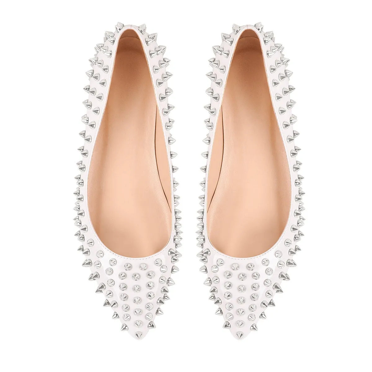 White Rivets Flats